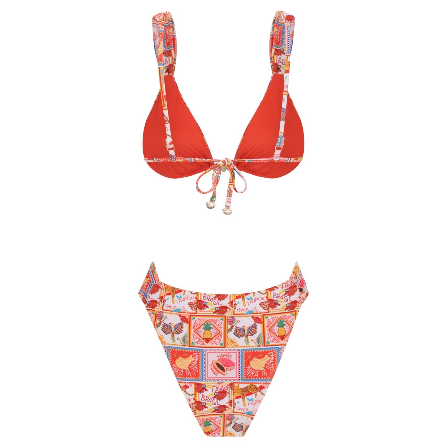 Ruched Bikini Set-Coco Brazil